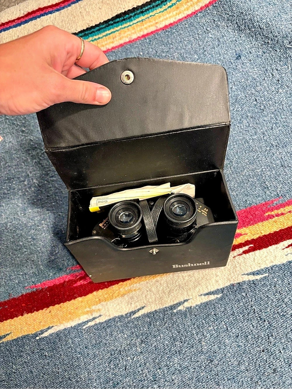 Bushnell Black Binoculars with Case